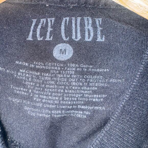 Vintage Style ICE CUBE Rap Tee T-Shirt | Triple Graphic Print (Size M) - Picture 4 of 5